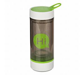 Бутылка для воды со стеклянной колбой HI 200 мл. Зеленая, фото 1