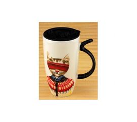 Кружка с поилкой MR CAT, 3 вида, фото 1