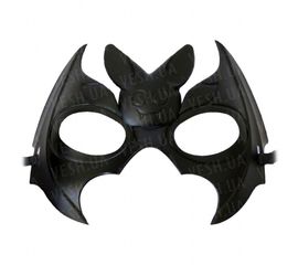 Маска пластик Летучая мышь черная, фото 1