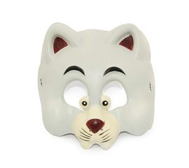 Маска виниловая детская Кот серый, фото 1