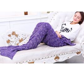 Плед акриловый Русалкафиолетовый, фото 1