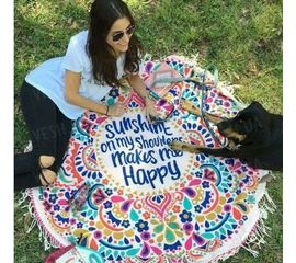 Пляжный коврик Happy., фото 1