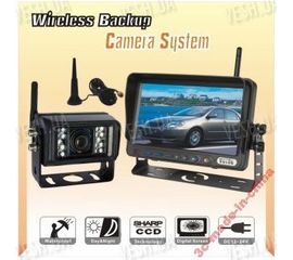 Камера беспроводная автомобильная задняя для фур монитор 7&#039; LCD, фото 1