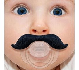 Соска пустышка с усами, фото 1