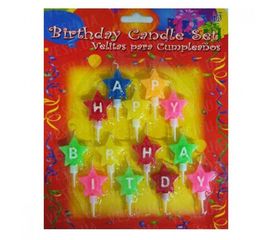 Свечи буквы Happy Birthday возможна треснутая буква, фото 1