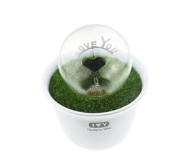 Декоративный романтический светящийся электронный LED цветок в горшке &quot;I Love U&quot;, фото 1