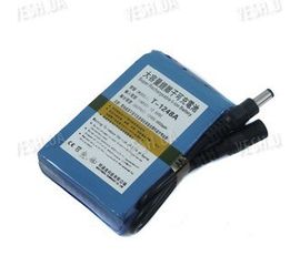 12V литий-полимерный перезаряжаемый аккумулятор 4800 mAh для автономного питания CCTV камер видеонаблюдения, фото 1