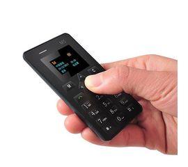 Картфон ультра тонкий мобильный телефон AIEK M5 BLACK, фото 1