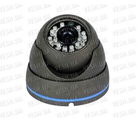 Наружная купольная CCTV цветная охранная камера видеонаблюдения 1/3&quot; COLOR SONY Super HAD, 540 TVL, 0 LUX, ИK до 20 метров (модель NIRE540), фото 1