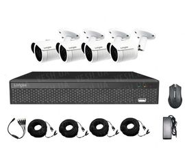 Система видеонаблюдения для улицы 5 Мп на 4 камеры Longse XVR2004HD4M500, Quad HD, фото 1