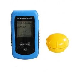 Портативный беспроводный эхолот со встроенной антенной FISH FINDER (мод. FF-1100), фото 1