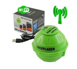 Беспроводной 50 метров Wi-Fi эхолот Fishfinder для рыбалки, совместимый с IPHONE, IPAD, IOS, Android устройствами (модель FF-916) НОВИНКА 2014 ГОДА!!!, фото 1