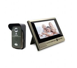 Беспроводный влагозащитный видеодомофон с 7-ми дюймовым экраном, записью фото/видео и дальностью передачи до 300 метров (модель Kivos KDB700) РЕКОМЕНДУЕМ!!!, фото 1