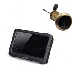 Беспроводый комплект для входной двери из видеоглазка на 5.8 Ghz + беспроводный приёмник видеосигнала на 5.8 Ghz с LCD экраном (модель TE-50W kit), фото 1