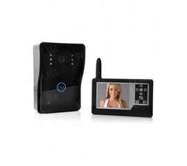 3.5 дюймовый беспроводный видеодомофон с сенсорным управлением и памятью на 100 фотографий, дальностью передачи до 250 метров (модель P031815), фото 1