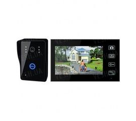 7-ми дюймовый беспроводный видеодомофон с сенсорным управлением и памятью на 100 фотографий, дальностью передачи до 150 метров (модель SY806MJW11), фото 1