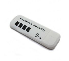 USB флешка на 8 Gb со встроенной аппаратной защитой от считывания и защитой данных паролем (модель АК-210), фото 1