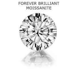 Муассанит Charles &amp; Colvard FOREVER BRILLIANT бриллиантовая огранка, фото 1