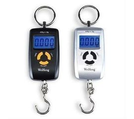 Портативные электронные цифровые подвесные весы с дискретой 10 грамм и макс. весом 45 кг WeiHeng, фото 1