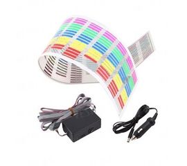 Светодиодный эквалайзер на заднее стекло автомобиля с автоматической подстройкой под ритм музыки, фото 1