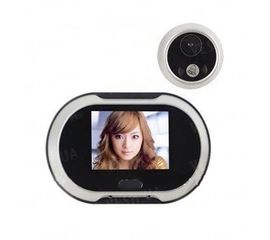 Электронный 3,5 дюймовый цифровой видеоглазок с функцией фотофиксации посетителей, памятью на 100 фотографий и 16 мелодиями звонка (мод. PHV-3501), фото 1