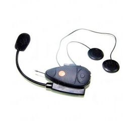 Набор из 2-х цифровых беспроводных bluetooth гарнитур - интеркомов для мотоциклистов и велосипедистов для установки на шлем дальностью до 100 метров (модель BTI-100), фото 1