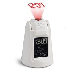 Проекционные сенсорные настольные электронные часы - будильник с сенсором на хлопок ладонями и звуковым проговариванием времени (мод. EG-809), фото 1