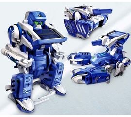 Интересный трансформер (скорпион, танк и робот) 3 в 1, работающий на экологическом топливе – солнечном свете,подарок, подарки, фото 1