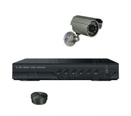 Супербюджетный 1-но камерный готовый комплект уличного видеонаблюдения для самостоятельной установки, фото 1