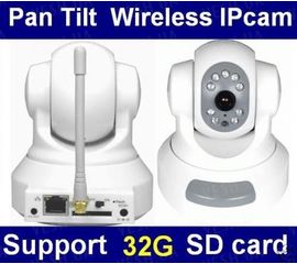 H.264 беспроводная WI-FI цветная поворотная IP вэб камера с ИК подсветкой (модель GD-2805), фото 1