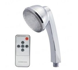 Насадка для душа с гламурной изменяющей цвета LED подсветкой и пультом дистанционного управления (AS-3), фото 1