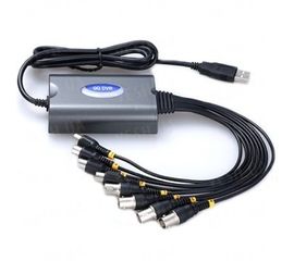 Первый RealTime 4-х канальный USB видеорегистратор с записью в D1 разрешении 100 к/c, 2 аудио входа и поддержкой Windows 7 для компьютеров и ноутбуков (модель QQ DVR 4VD1), фото 1