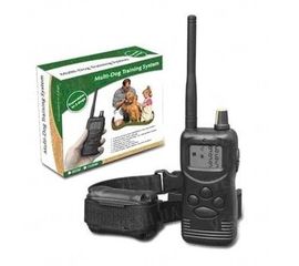 Профессиональный 3-х режимный электронный собачий ошейник - электрошокер для тренировки и дрессировки собак с дистанционным управлением до 1000 метров (мод. DC-50), фото 1