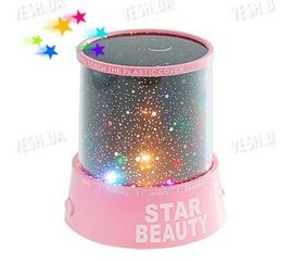 Ночной светильник с эффектом звёздного неба и меняющимися цветами - отличный гаджет для спальных комнат, фото 1