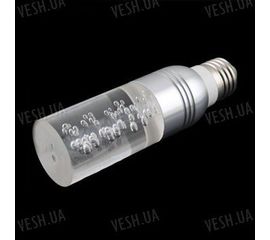 16-ти цветная энергосберегающая 3W цилиндрическая кристальная LED лампочка c пультом ДУ - для создания романтической расслабляющей подсветки в комнате, фото 1