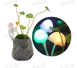 Необычный романтический светодиодный LED светильник - ночник с грибами в стиле &quot;Аватара&quot; - отличный подарок друзьям и подругам, фото 1