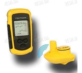 Портативный беспроводный сонар (эхолот, рыболокатор) для поиска рыбы (модель FF-100 wireless), фото 1