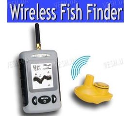 Портативный беспроводный сонар (эхолот, рыболокатор) для поиска рыбы (модель FF-200 wireless), фото 1