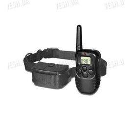 Собачий ошейник - электрошокер с дистанционным управлением с LCD дисплеем для контроля, тренировки и дрессировки собак на расстоянии до 300 метров, фото 1