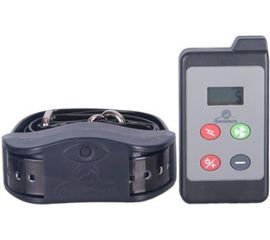 Собачий ошейник - электрошокер с дистанционным управлением с LCD дисплеем для контроля, тренировки и дрессировки собак на расстоянии до 650 метров, фото 1