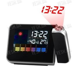 Цифровая домашняя метеостанция с проекцией часов, фото 1