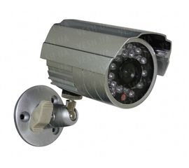 Уличная влагозащитная CCTV цветная охранная камера видеонаблюдения 1/3 CMOS, 600TVL, 0 LUX, ИК до 20 метров (модель LICE24), фото 1