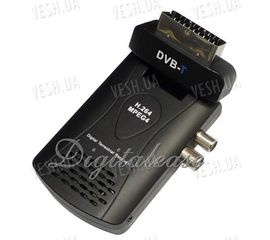 DVB-T SCART MPEG4 H.264 ТВ-тюнер с пультом ДУ, фото 1