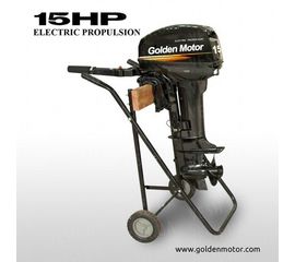 Лодочный электромотор EPO-15HP 15 л.с. 24В-48В, фото 1