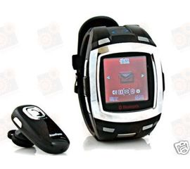 Недорогие GSM часы - мобильный телефон с 1.33 tourch screen дисплеем и bluetooth гарнитурой (модель P888), фото 1