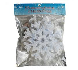 Декор Снежинка объемная 15х15 см уп. 2 шт., фото 1