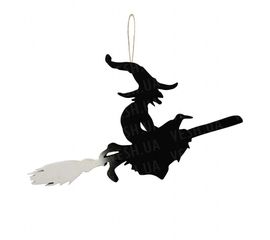 Декор объемный Ведьма на метле, фото 1