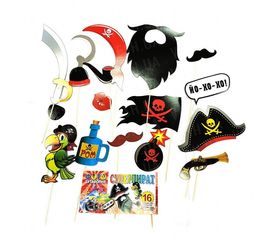 Фотобутафория Пират детская 16 предметов, фото 1
