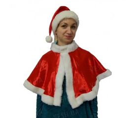 Карнавальный костюм Санты с пелериной, фото 1