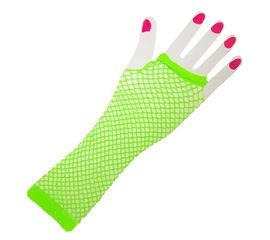 Митенки длинные салатовые, фото 1